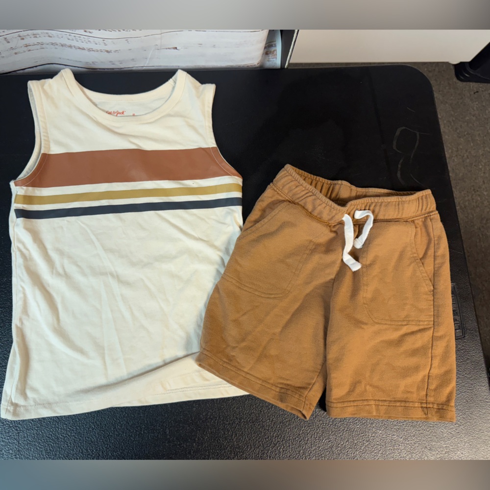 Cat & Jack Camel Drawstring Shorts